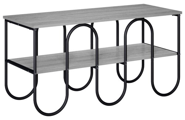 TV állvány 100 x 40 x 50 cm Szürke Sonoma Szerelt Fa