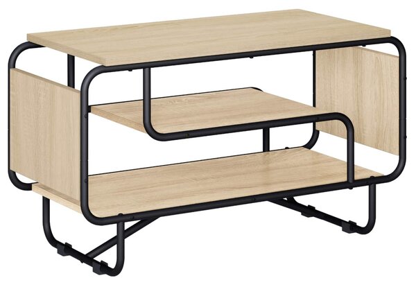 TV állvány 80 x 36 x 45 cm Sonoma Tölgy Szerelt Fa