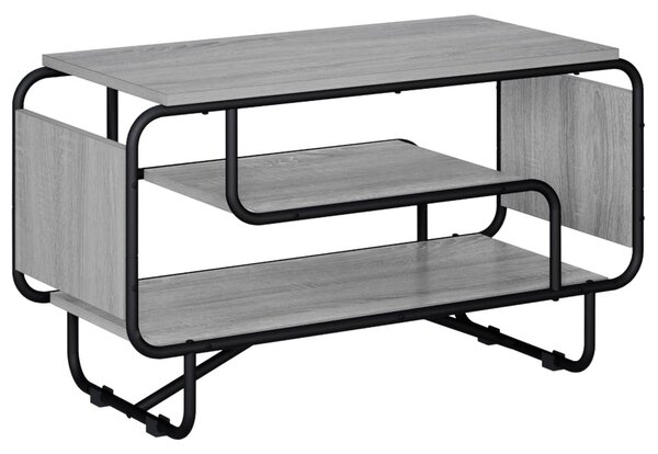 TV állvány 80 x 36 x 45 cm Szürke Sonoma Szerelt Fa