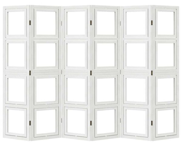 VidaXL 6 Paneles Térelválasztó - Fehér - 210x160 cm