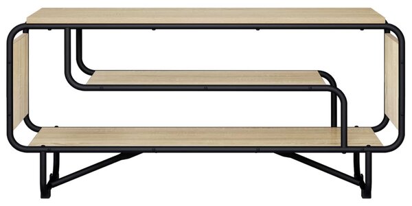 TV állvány 98 x 36 x 45 cm Sonoma Tölgy Szerelt Fa