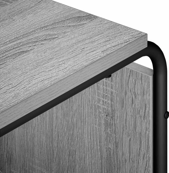 TV állvány 80 x 36 x 45 cm Szürke Sonoma Szerelt Fa