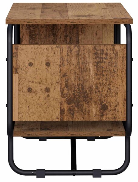 TV állvány 80 x 36 x 45 cm Antik Fa Szerelt Fa