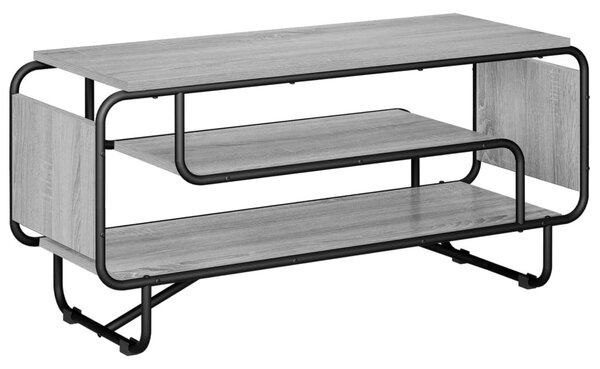 TV állvány 98 x 36 x 45 cm Szürke Sonoma Szerelt Fa