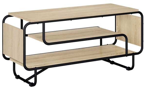 TV állvány 98 x 36 x 45 cm Sonoma Tölgy Szerelt Fa