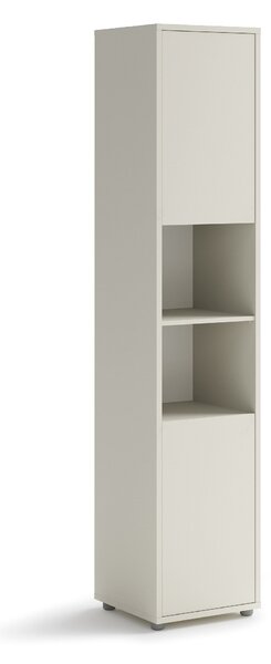 Könyvespolc Concept Pro Lenart Levfere 117, Zárt, Fiókokkal, Ajtókkal, Laminált forgácslap, 218x45x46cm, Kasmír