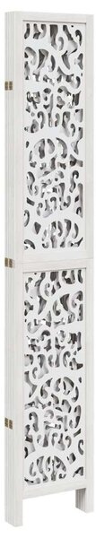 VidaXL 5 Paneles Fa Paraván - 175-180x220 cm - Fehér