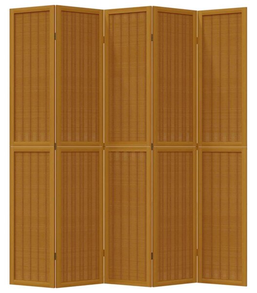 VidaXL 5 Paneles Bambusz Térelválasztó - 175-180 x 220 cm