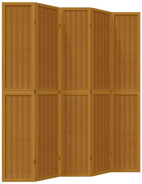 VidaXL 5 Paneles Bambusz Térelválasztó - 175-180 x 220 cm