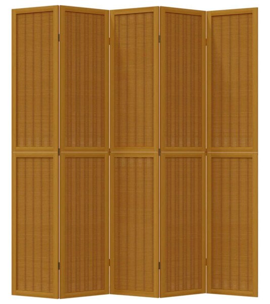VidaXL 5 Paneles Bambusz Térelválasztó - 175-180 x 220 cm