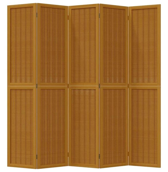 5 Paneles Bambusz Térelválasztó - 175-180 x 200 cm