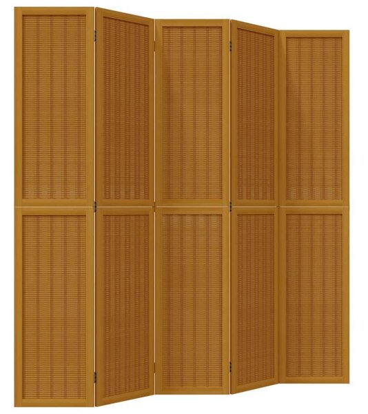 5 Paneles Bambusz Térelválasztó - 175-180 x 200 cm