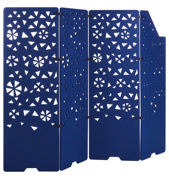 Irodai térelválasztó STARRY 240 x 180 cm Tengerészkék
