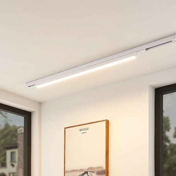 Arcchio LED sín világítás Harlow, fehér, 109 cm, 3000 K, Fehér / opál, Dolgozószoba / Iroda, Alumínium, Modern