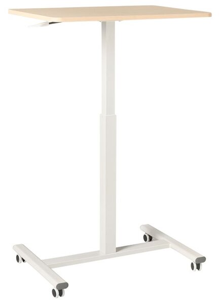 Manuálisan állítható laptop állvány ACADEMIA Világosbarna/fehér 65 cm 48 cm