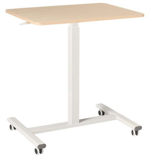 Manuálisan állítható laptop állvány ACADEMIA Világosbarna/fehér 65 cm 48 cm