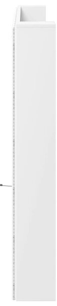 VidaXL fehér áthidalószekrény LED-világítással 220 x 16,5 x 103,5 cm