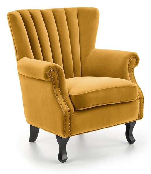 Fotel Houston 1105, Kárpit, 87x73x70cm, Sötét sárga