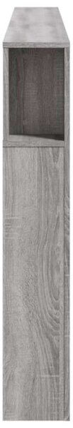 VIDAXL LED Fejtámla - Sonoma Szürke - 220cm