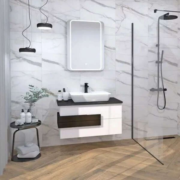 Diplon LED Fürdőszobitükör - 80x60 cm