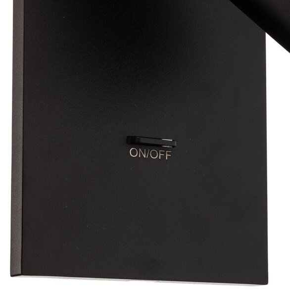 Arcchio Brinja spotlámpa, fekete, fém, USB-C, kapcsoló, dimmelhető, Fekete, Folyosó, Alumínium, Modern