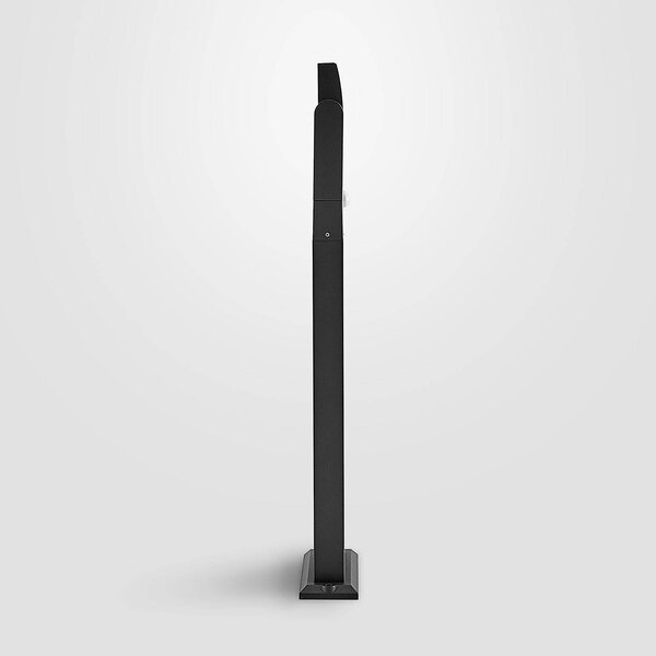 Lindby Novalie LED-es napelemes ösvényfény, Alu / szürke / cink, Alumínium, Modern