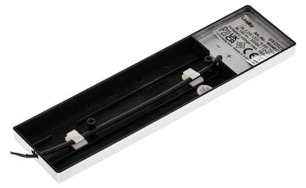 Lindby Amaryll LED pult alatti lámpa, 3 db-os készlet, Alu / szürke / cink, Konyha, Műanyag, Modern