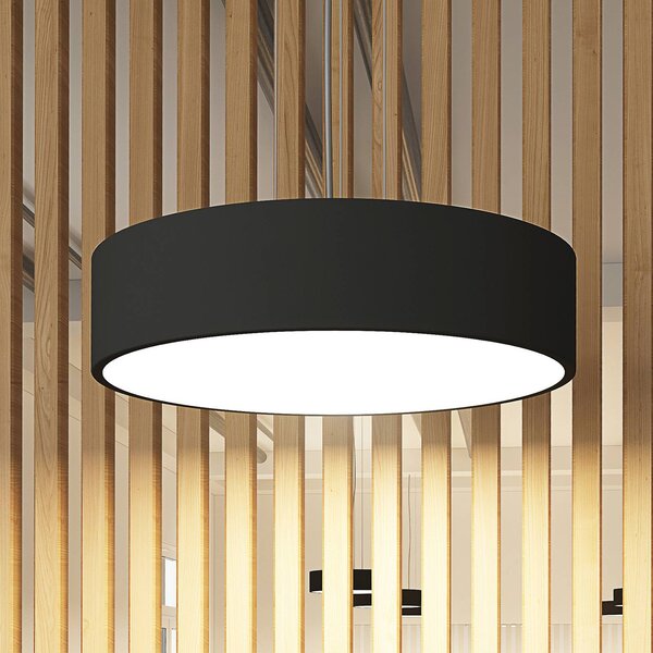 Arcchio LED függőlámpa Noabelle, fekete, 40 cm, fém, dimmelhető, Fekete, Konyha, fém, Modern