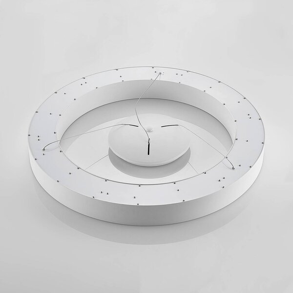 Arcchio Sharelyn LED függő lámpa, 80 cm, dimmelhető, Fehér / opál, Konyha, Alumínium, Modern