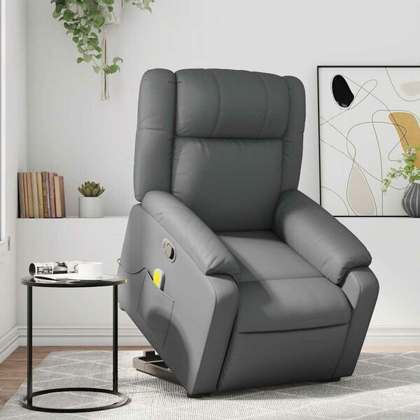 Relax - Masszázsfotel - Dönthető - Szürke