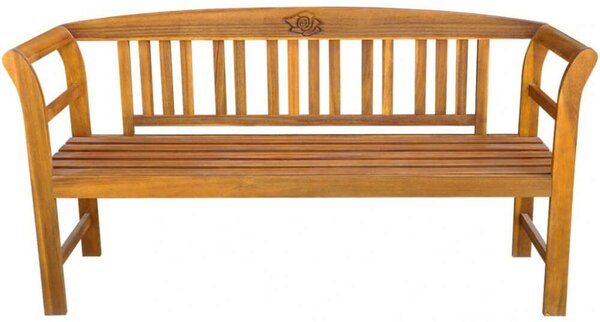 Akácfa Kerti Pad - 157 cm - Rózsás Faragással