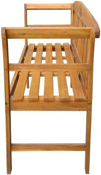 Akácfa Kerti Pad - 157 cm - Rózsás Faragással