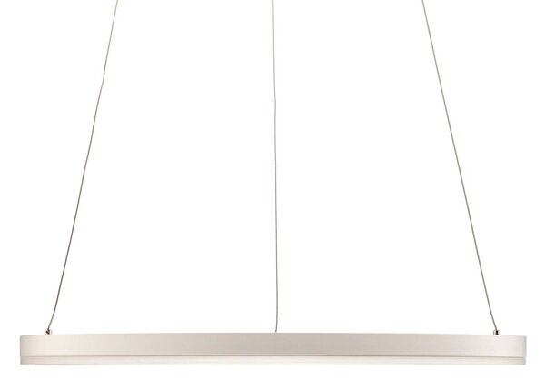 Arcchio Albiona LED lógó világítás, fehér, 1 gyűrű, Ø 60 cm, dimmelhető, Fehér / opál, Konyha, fém, Modern