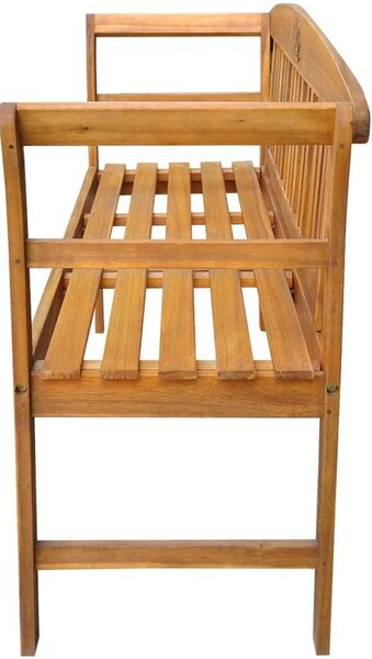 Akácfa Kerti Pad - 157 cm - Rózsás Faragással