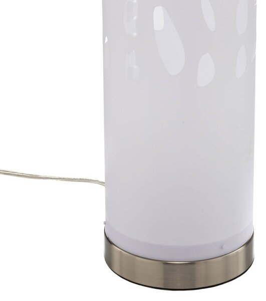 Lindby Alisea álló lámpa, 104 cm, fehér, GU10, Fehér / opál, Nappali / Étkező, Műanyag, Modern