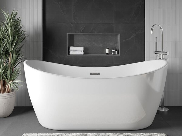 Mexen X-Wall-R falba építhetö polc falfülke 75 x 30 cm, inox - 1910753010 Falfülke