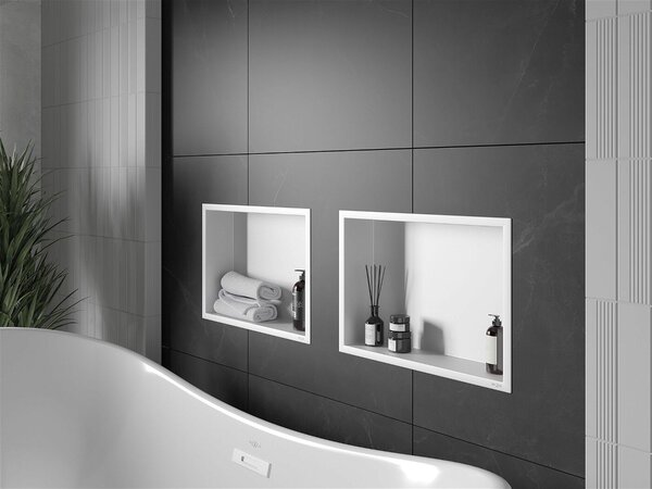 Mexen X-Wall-R falba építhetö polc falfülke 45 x 30 cm, fehér - 1920453010 Falfülke