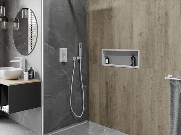 Mexen X-Wall-R falba építhetö polc falfülke 60 x 20 cm, fehér - 1920602010 Falfülke