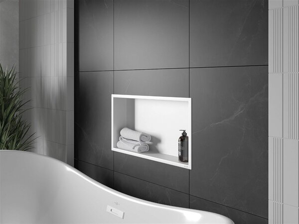 Mexen X-Wall-R falba építhetö polc falfülke 60 x 30 cm, fehér - 1920603010 Falfülke