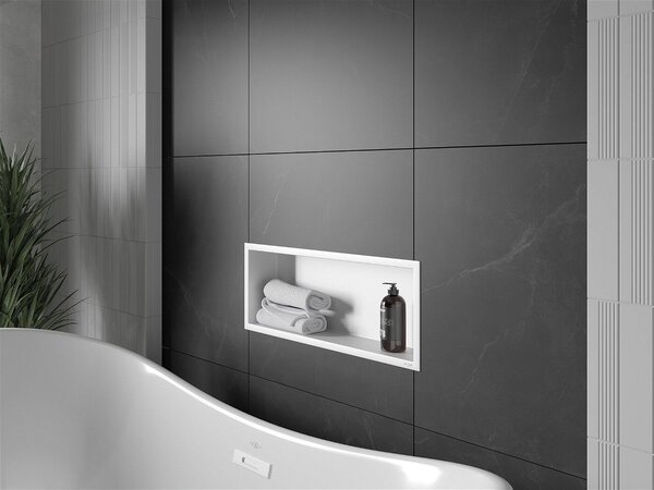 Mexen X-Wall-R falba építhetö polc falfülke 60 x 20 cm, fehér - 1920602010 Falfülke