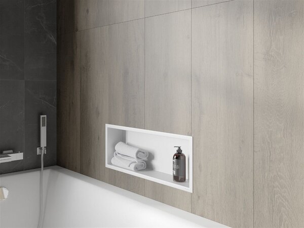 Mexen X-Wall-R falba építhetö polc falfülke 60 x 20 cm, fehér - 1920602010 Falfülke