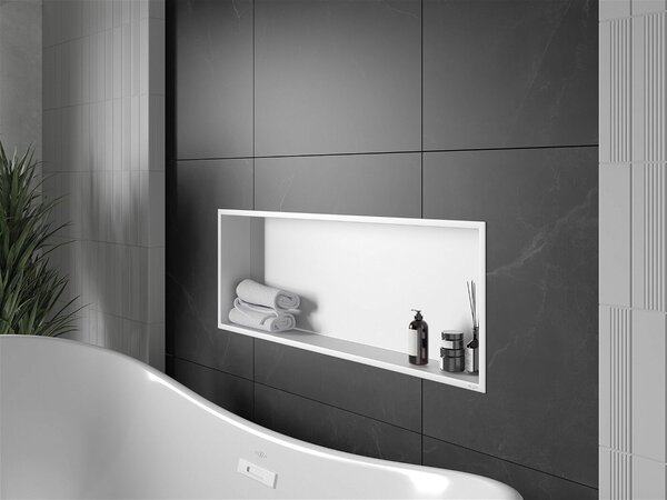 Mexen X-Wall-R falba építhetö polc falfülke 90 x 30 cm, fehér - 1920903010 Falfülke