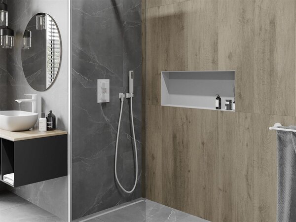 Mexen X-Wall-NR falba építhetö polc falfülke burkolható keret 75 x 30 cm, fehér - 1921753010 Falfülke