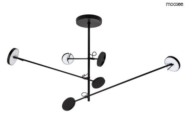 Moosee Bobbie 3 Modern Állítható LED Függőlámpa Fekete