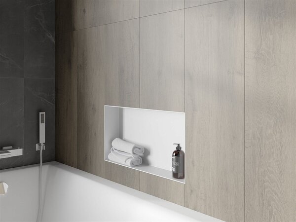 Mexen X-Wall-NR falba építhetö polc falfülke burkolható keret 60 x 30 cm, fehér - 1921603010 Falfülke