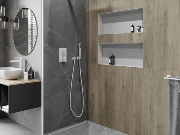Mexen X-Wall-NR falba építhetö polc falfülke burkolható keret 75 x 30 cm, fehér - 1921753010 Falfülke