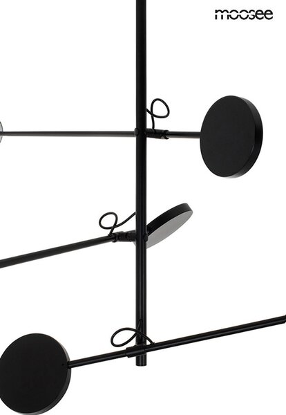 Moosee Bobbie 3 Modern Állítható LED Függőlámpa Fekete
