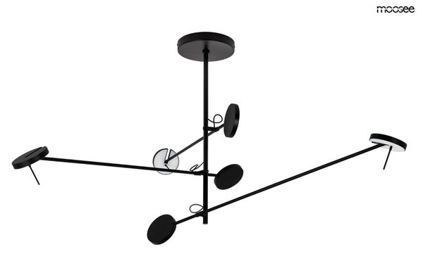 Moosee Bobbie 3 Modern Állítható LED Függőlámpa Fekete