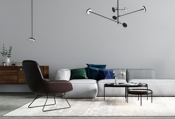 Moosee Bobbie 3 Modern Állítható LED Függőlámpa Fekete