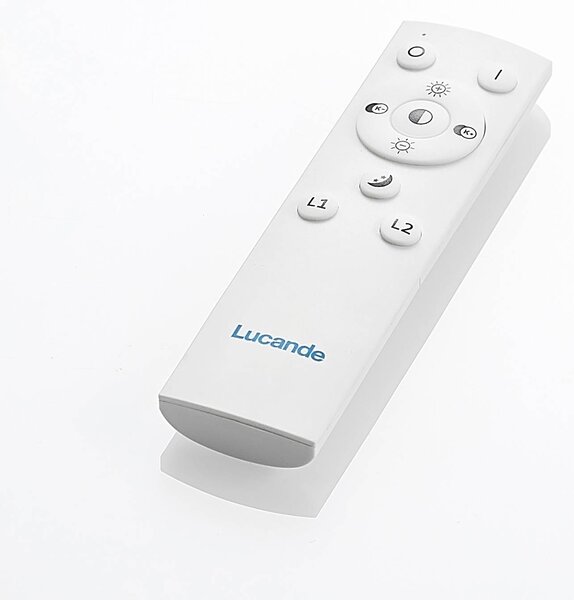 Lucande LED mennyezeti lámpa Noud, 65 cm, ezüst, fém, CCT, dimmelhető, Alu / szürke / cink, Hálószoba, fém, Modern